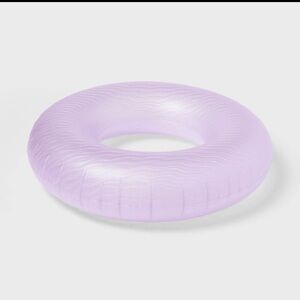 Set of 3 Purple Inflatable Pool Tubes - Adult Size